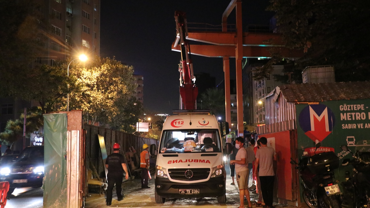 Metro inşaatında kaza: 2 yaralı