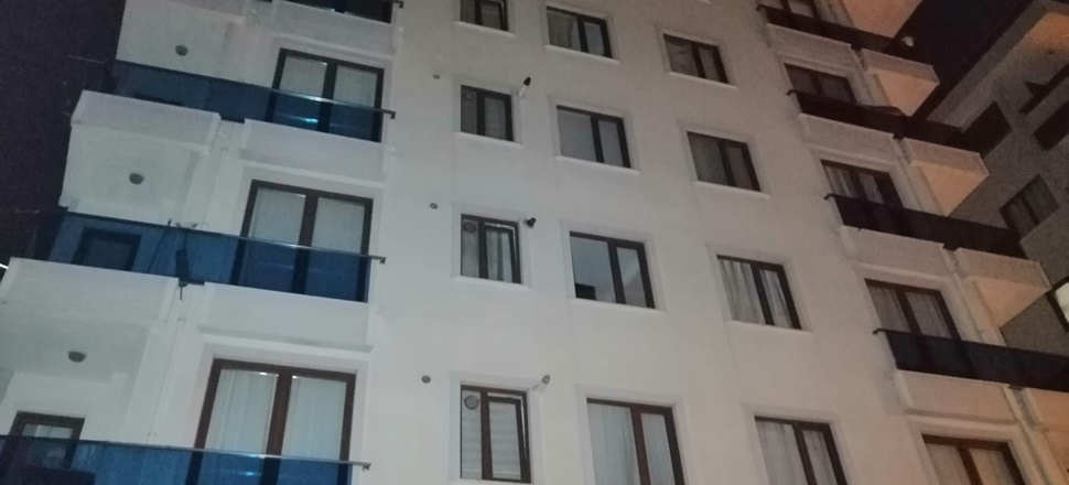 Sancaktepe'de binanın temeli kaydı