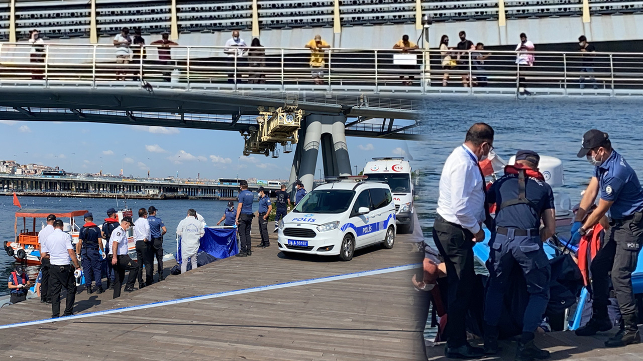 Karaköy sahilinde denizden erkek cesedi çıktı!
