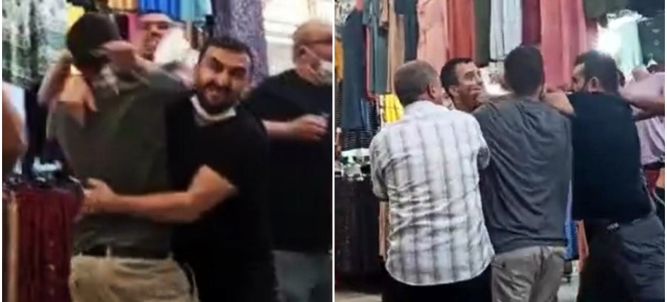 Kavgayı esnaf da korona da durduramadı