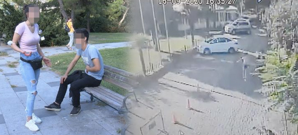 Genç kız erkek arkadaşını bıçaklayıp başında bekledi!