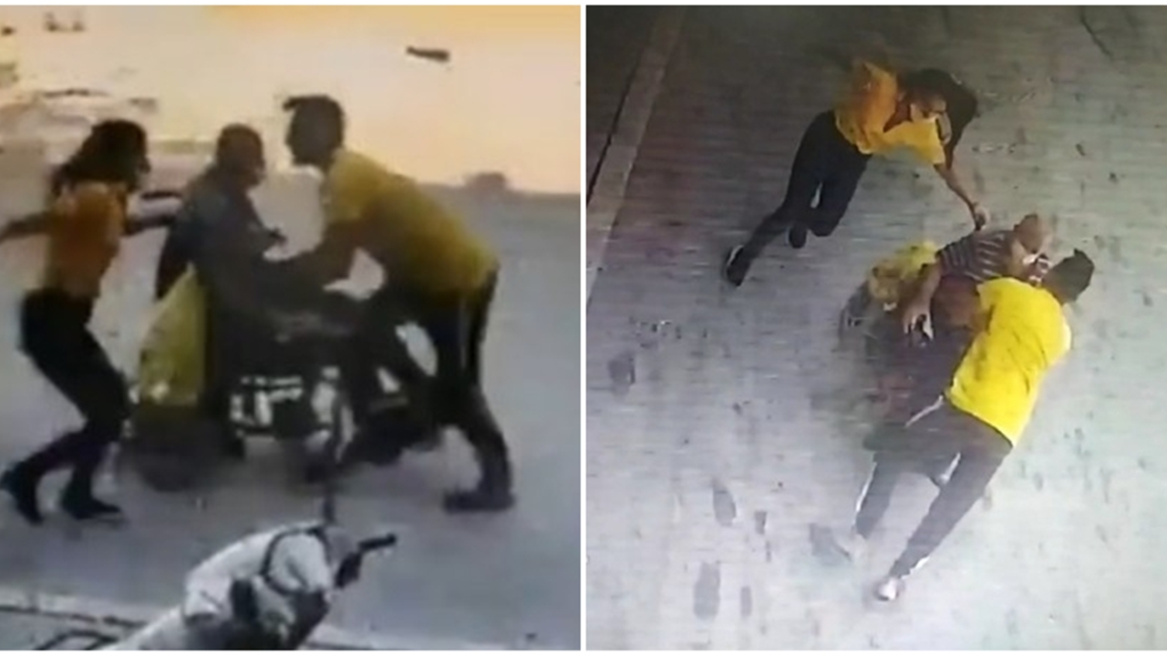 Tekerlekli sandalyeli adamı böyle kurtardı
