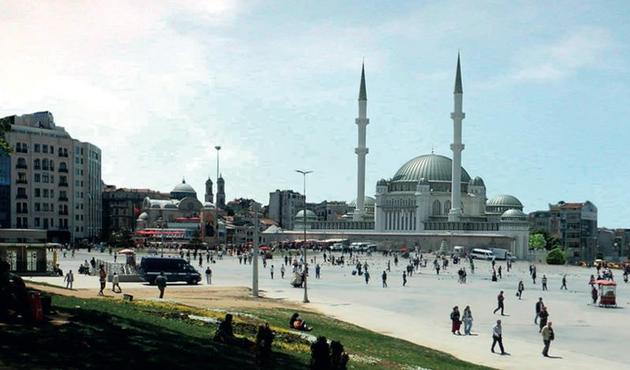 Taksim Camii'nin temeli atıldı!