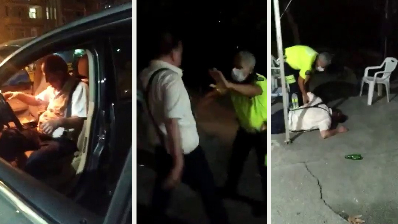 Alkollü yakalanan hakim polislere saldırıp küfretti!