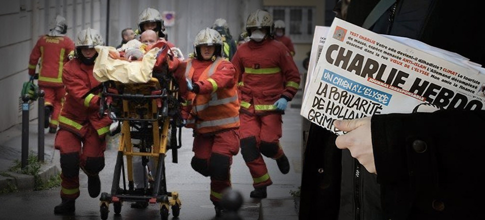 Charlie Hebdo'nun eski binası yakınında bıçaklı saldırı!