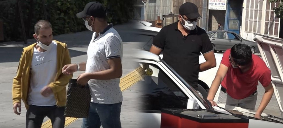 Koronavirüs için sosyal deney! Dayak yemekten son anda kurtuldu...