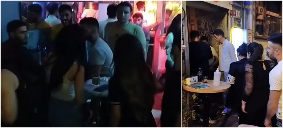 Koronayla kol kola eğlence