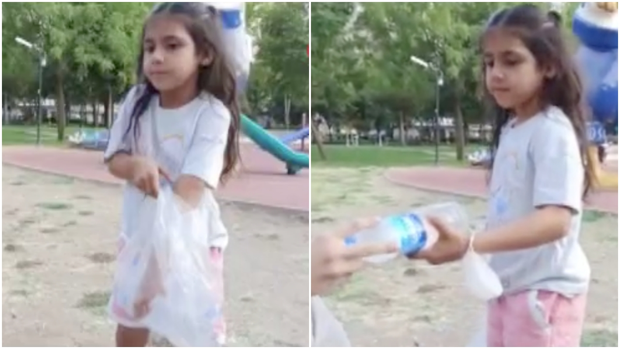 Su satan minik Nisa'ya büyük sürpriz