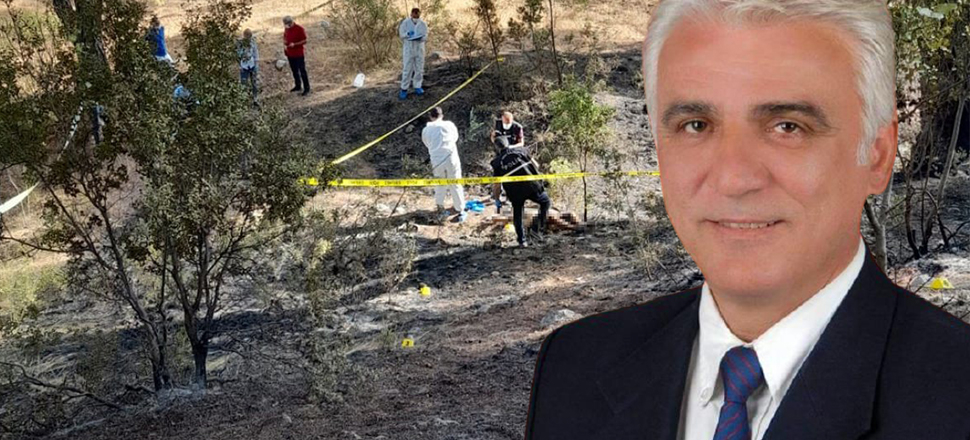CHP'li eski başkanın yanmış cesedi bulundu
