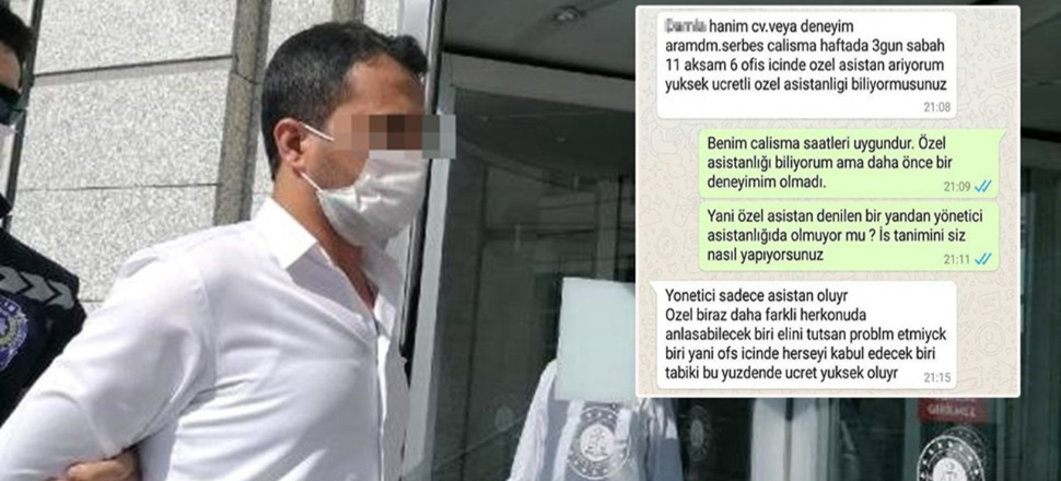 İş ilanına başvuran kadınlara taciz!