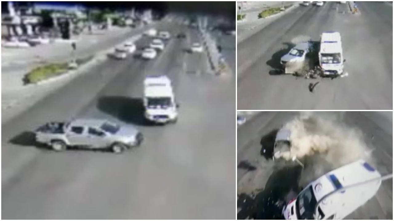 Ambulansla giderken ölümden döndüler