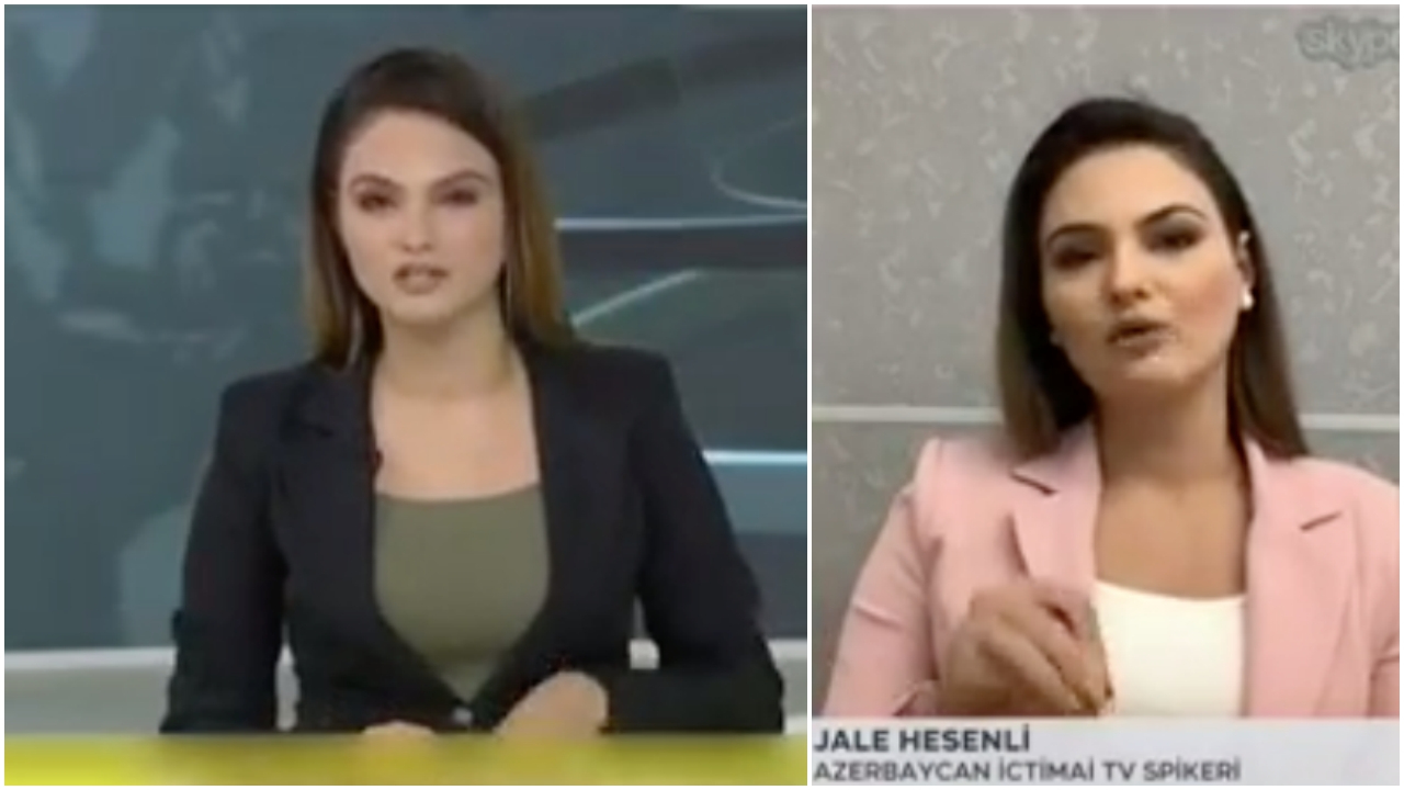 Azerbaycanlı spiker duygu dolu o anları anlattı