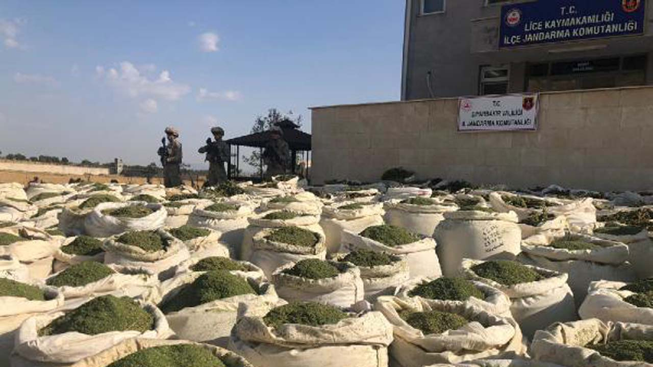 Lice'de PKK'ya ağır darbe: 4 ton uyuşturucu yakalandı