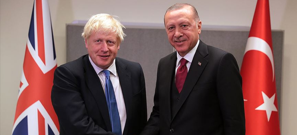 Cumhurbaşkanı Erdoğan, Boris Johnson'la görüştü