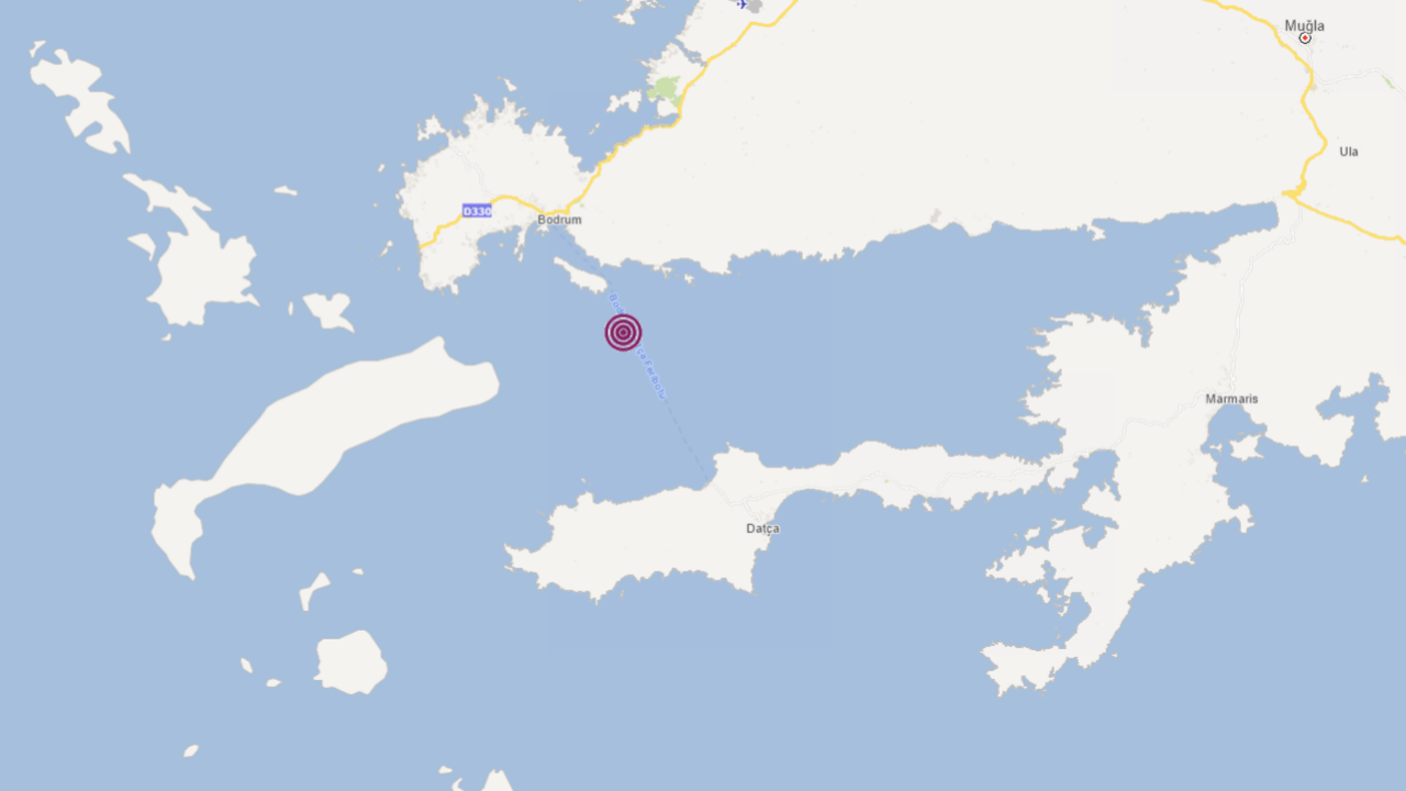 Bodrum Datça arasında deprem!
