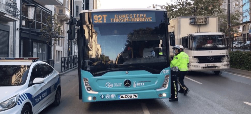 Bir karantina ihlali de otobüs şoföründen