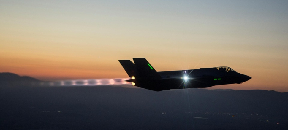 ABD'de F-35 uçağı böyle düştü