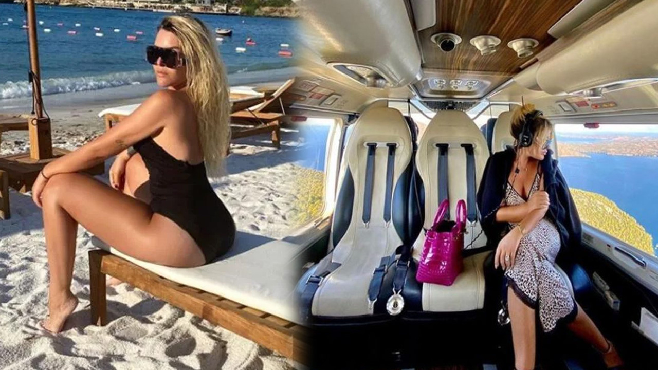 Selin Ciğerci Marmaris'e gitmek için 27 bin TL'ye helikopter kiraladı
