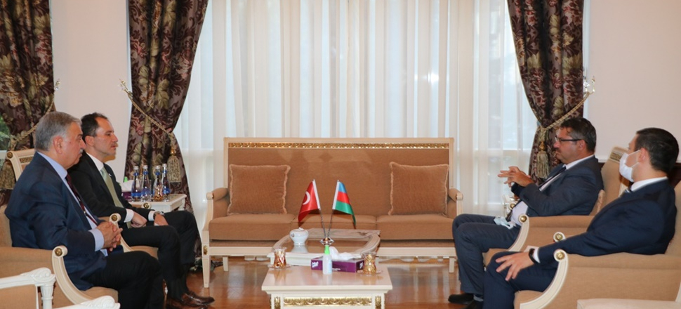 Erbakan'dan Azerbaycan Büyükelçisi'ne destek ziyareti