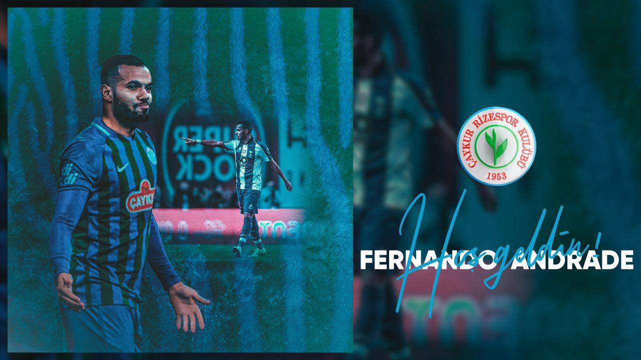 Fernando Andrade bu sezon Rize'de