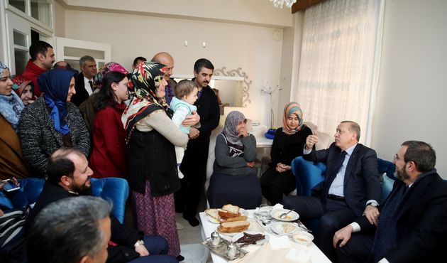 Cumhurbaşkanı Erdoğan'ı misafir ettiler