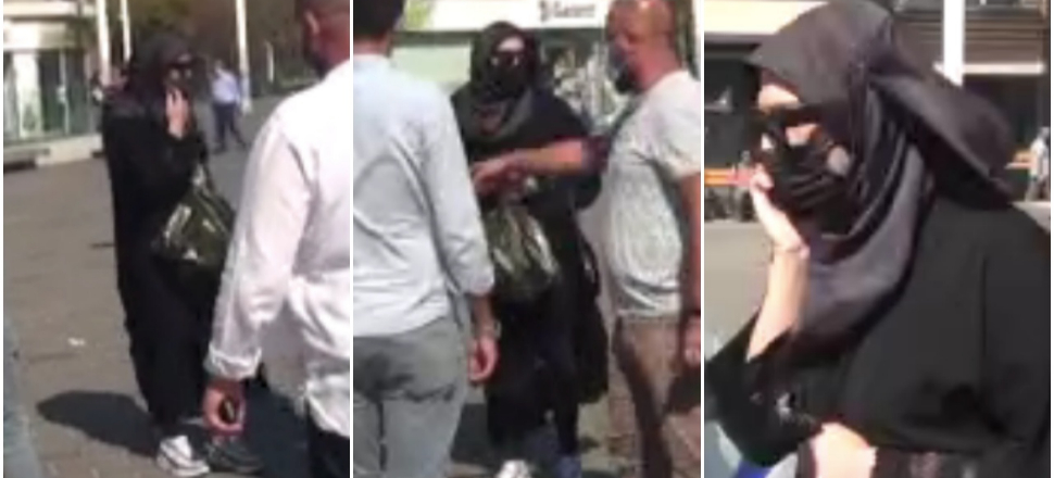 Taksim'de başörtülü erkek alarmı!