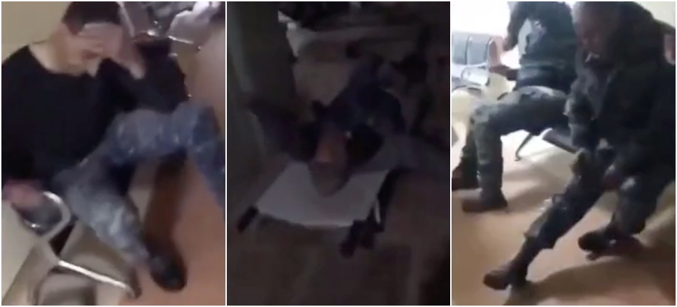 Ermeni askerler koridorda acıdan inledi