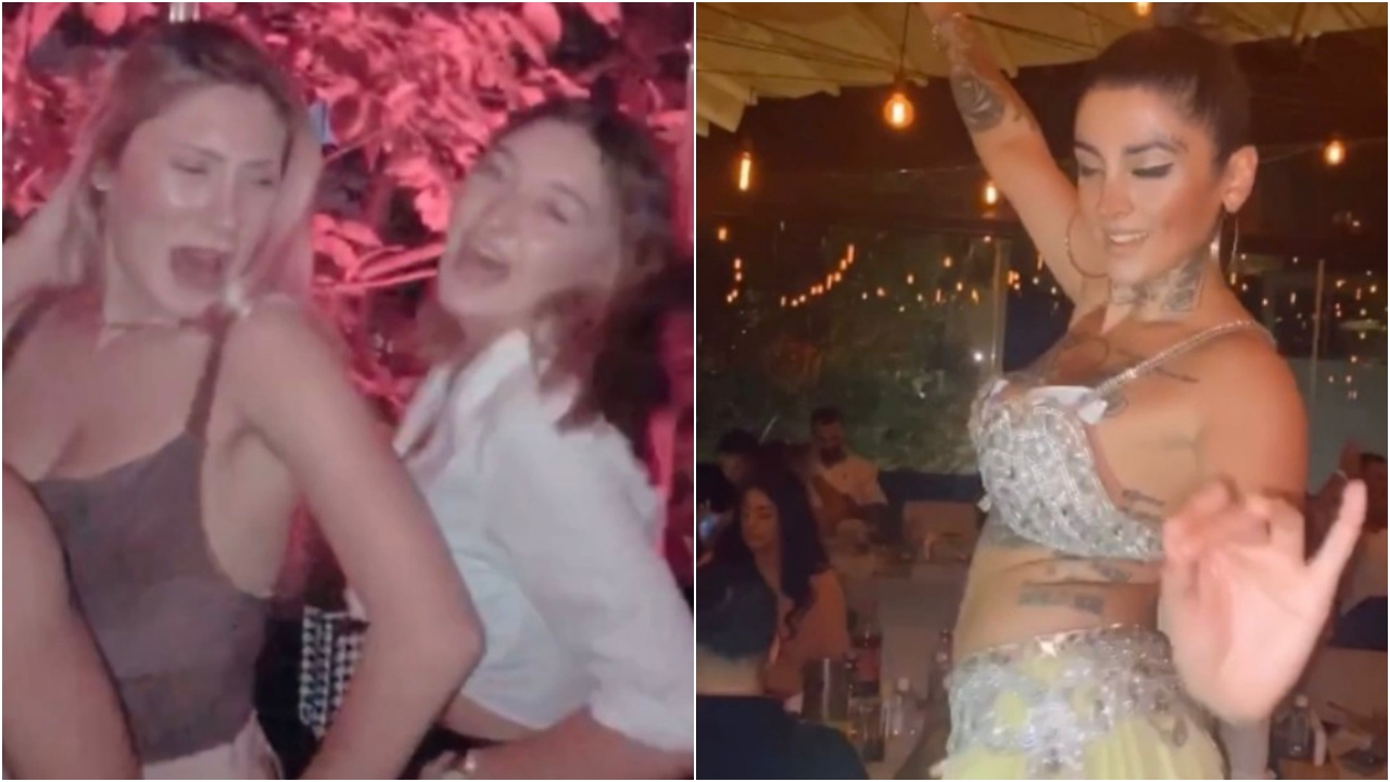 Cihangir'de dansözlü korona partisi