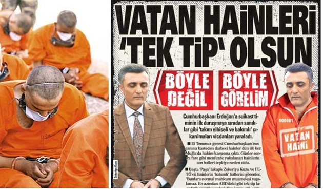 FETÖ'cü hainlere tek tip kıyafet önerisi