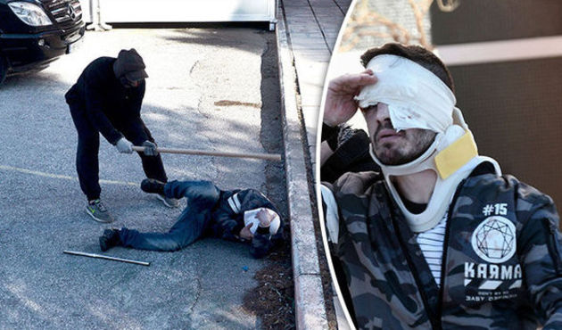 Köşeye sıkıştırdıkları protestocuyu öldüresiye dövdüler! İşte o korkunç görüntüler...