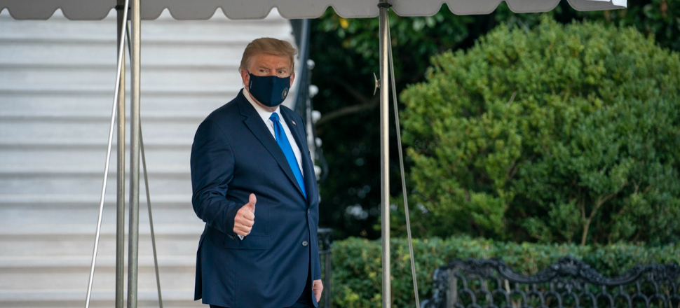 Koronavirüse yakalanan Trump taburcu oldu