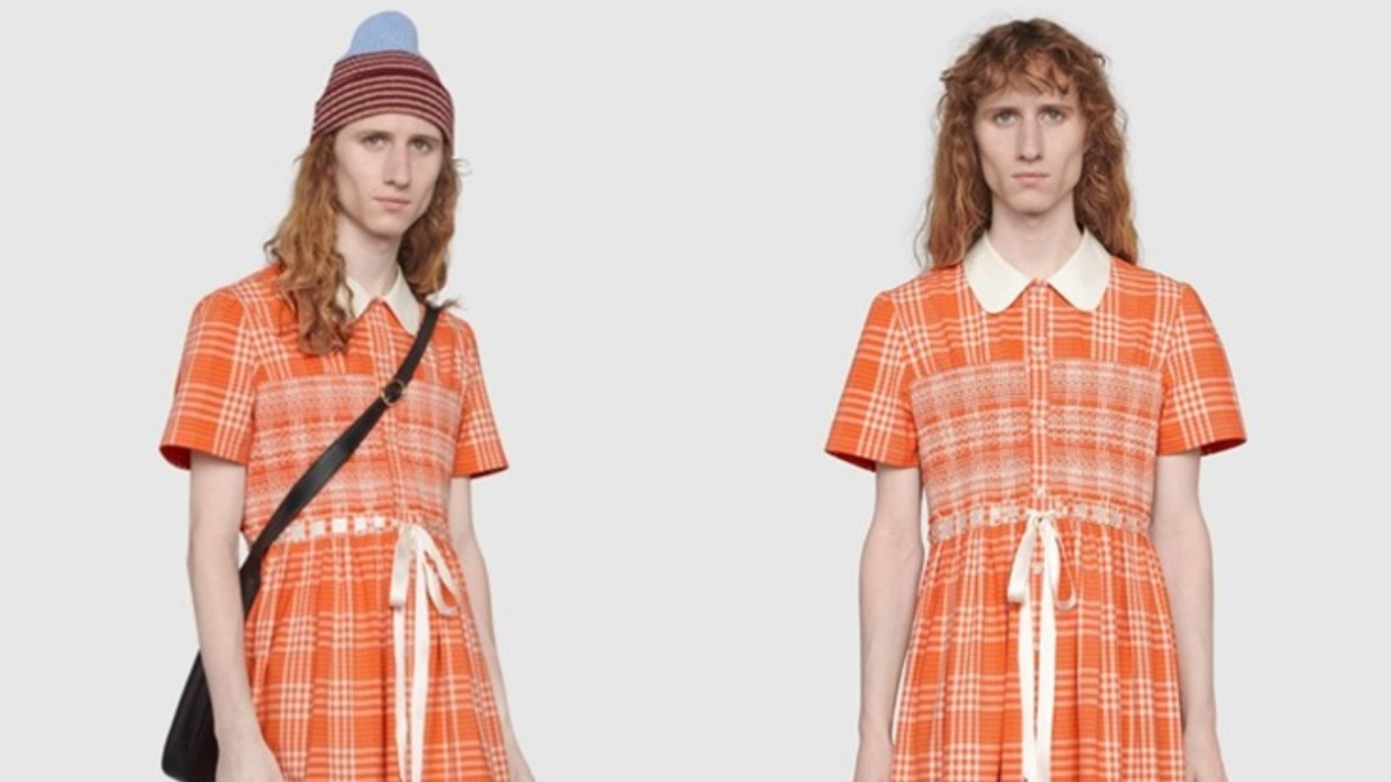 Gucci'nin yeni tasarımı: Erkek elbisesi