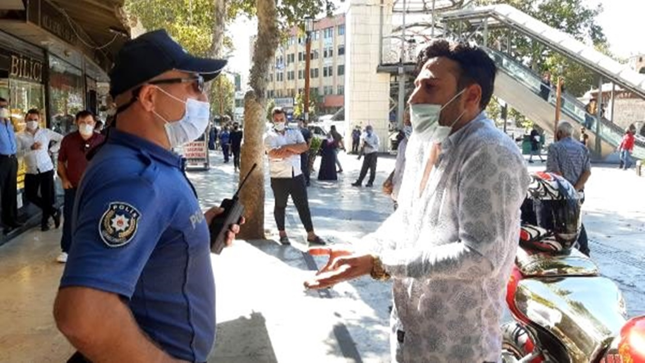 Maske denetiminde başka suçtan arandığı ortaya çıktı