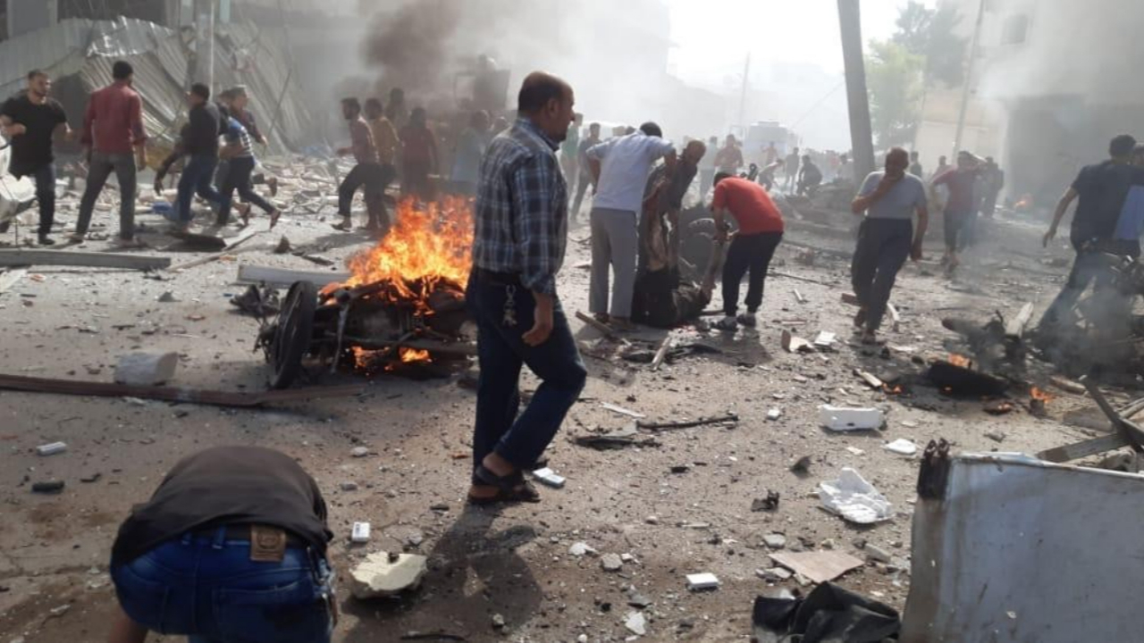 El Bab'da bombalı saldırı! Çok sayıda ölü ve yaralı var...