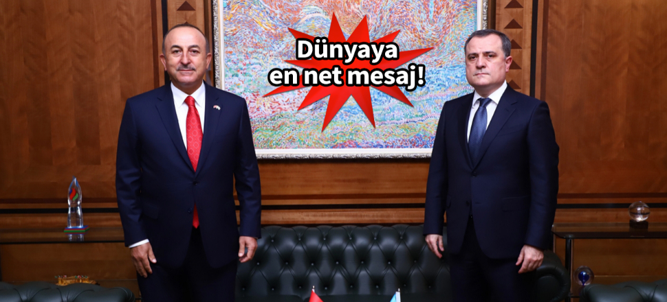 Bakan Çavuşoğlu'ndan dünyaya Karabağ mesajı: 30 yıldır sen 'çekil' dedin mi!