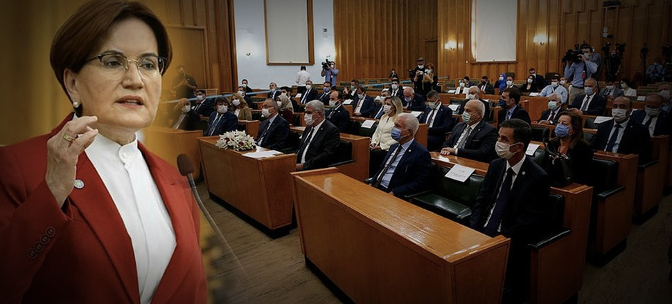 Akşener'e kürsüde büyük şok!