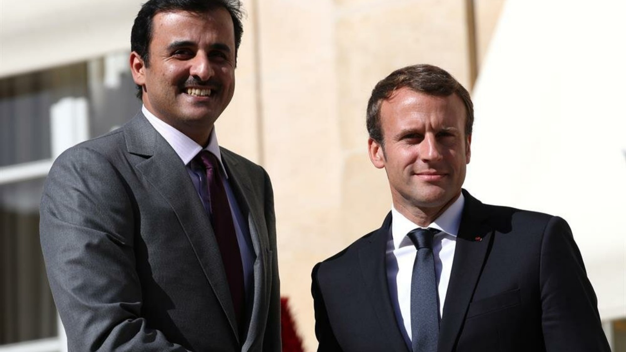 Katar Emiri Şeyh Temim'den Macron'a "Erdoğan" resti