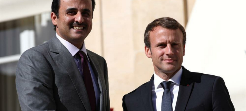 Katar Emiri Şeyh Temim'den Macron'a "Erdoğan" resti