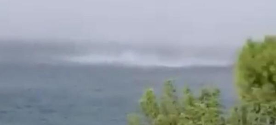 Tekirdağ'ı hortum vurdu! O anlar kamerada