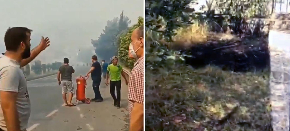 Hatay'daki yangında korkunç iddia!