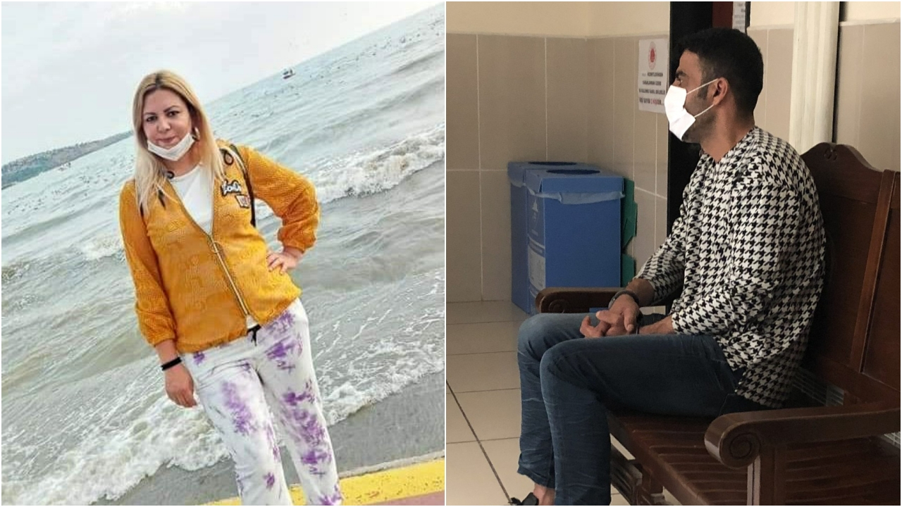 Eşini boş araziye götürüp iple boğdu