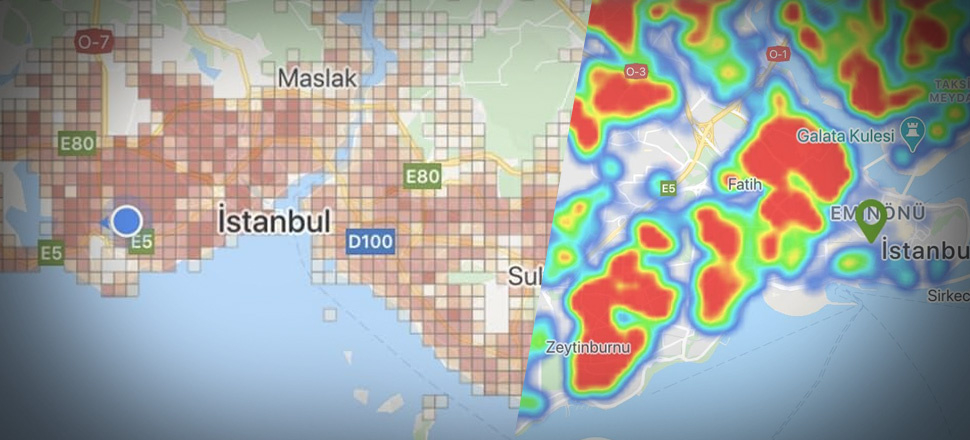 İşte ilçe ilçe İstanbul'un koronavirüs risk haritası