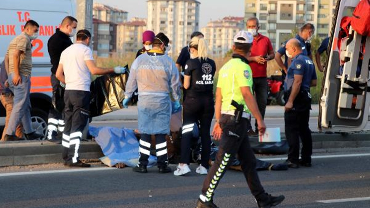 Kayseri'de motosiklet kazası: 2 ölü