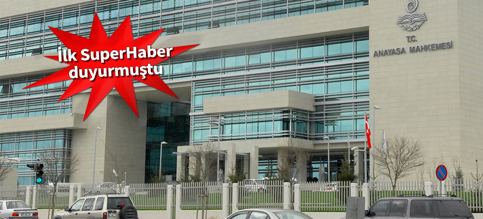AYM'de olağanüstü toplantı