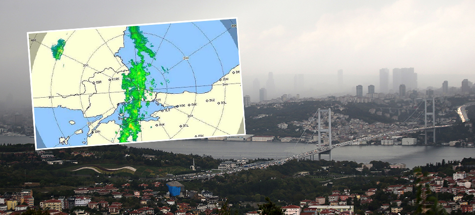Fırtına İstanbul'da etkisini göstermeye başladı