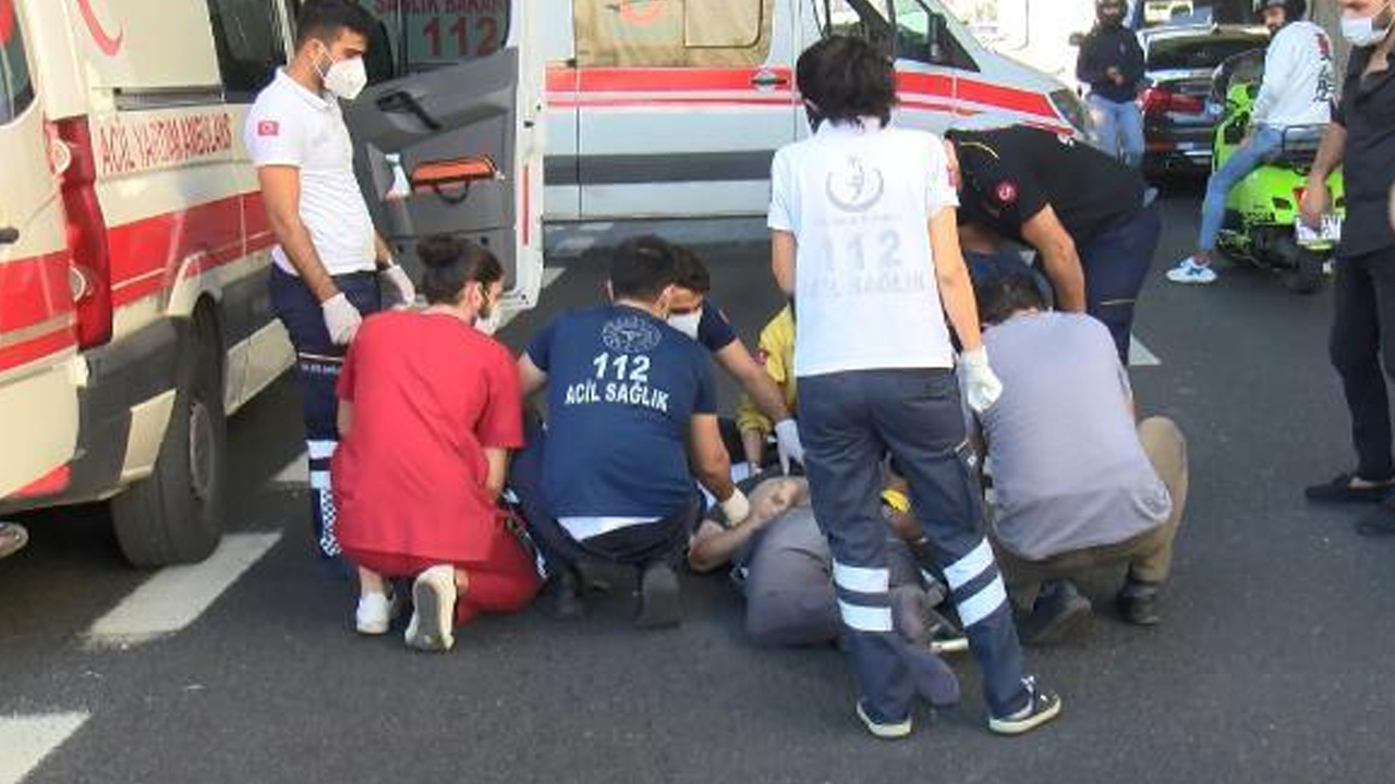Edirnekapı'da üst geçitten D-100'e atlayan kişi öldü!