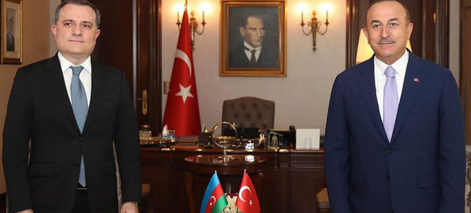 Çavuşoğlu, Bayramov'la Gence'yi görüştü