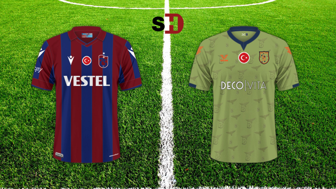 Trabzonspor-Medipol Başakşehir maçında 11'ler belli oldu