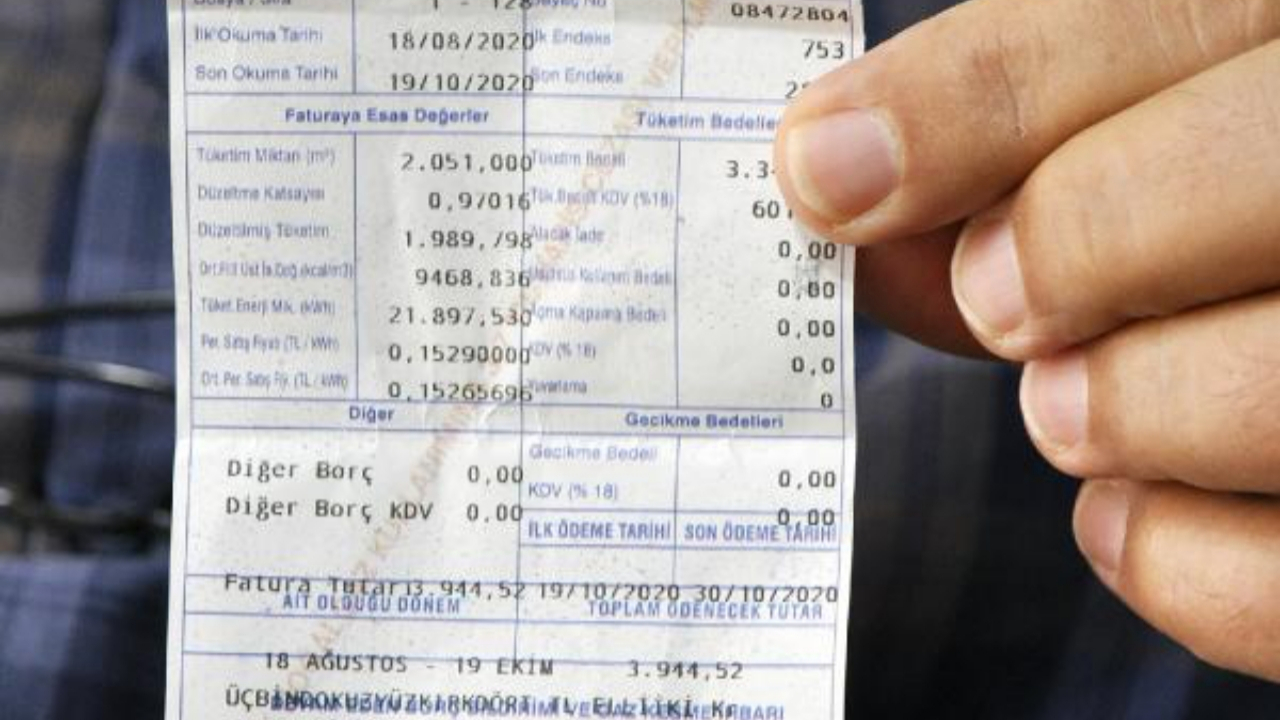 Gelen faturayı görünce hayatının şokunu yaşadı