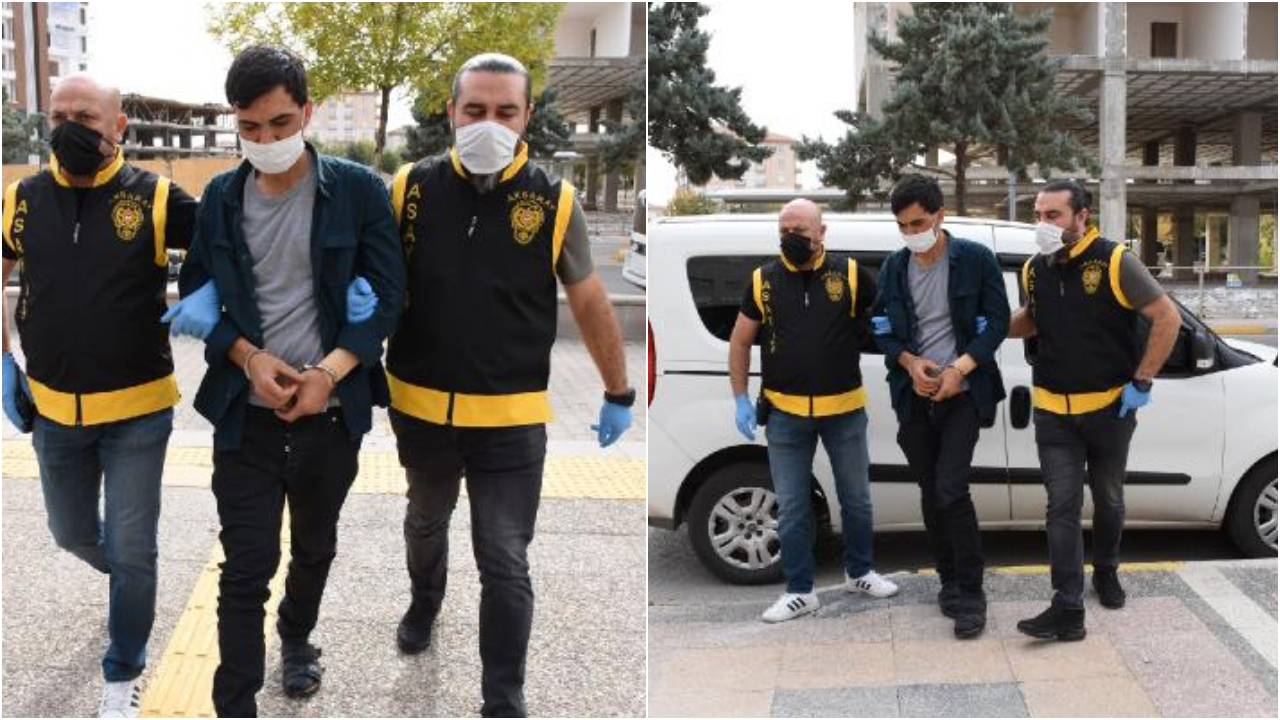 Polise kapıyı açıp babasını bıçaklamaya devam etti